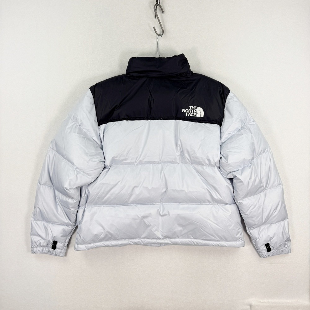 The North Face 96 Retro Nuptse Womens 2X Plus Desert Periwinkle / Black NEW - Picture 3 of 11